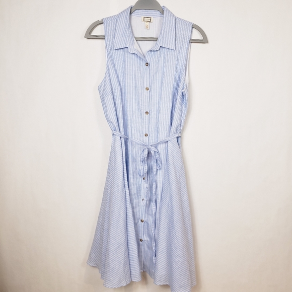 {Anthro} Mo:Vint sleeves shirt dress - Picture 3 of 10